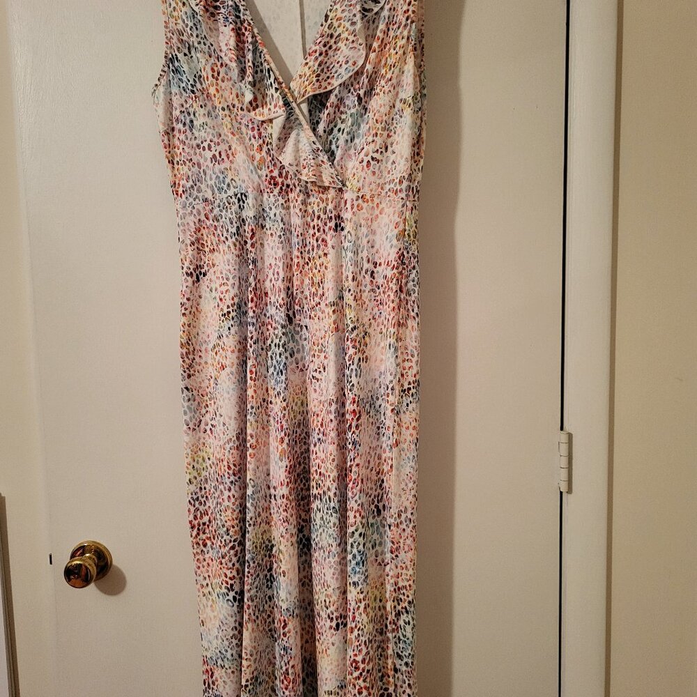 Ladies Maxi Dress "Pamela Stewart" Confetti Print (L)